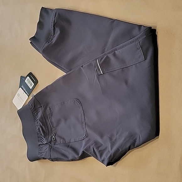 Cherokee Infinity Size S Gray Mid Rise Jogger Scrub Pants, NEW with Tag - Picture 4 of 12